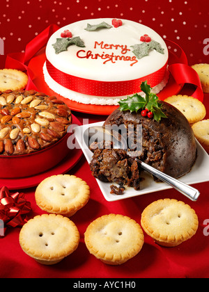 BRITISH dolci di Natale Foto Stock