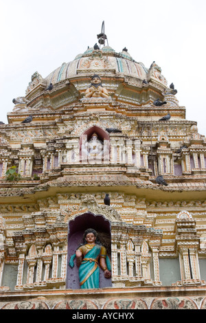 Il Toro tempio di Nandi sacro bull a Bangalore in India Foto Stock