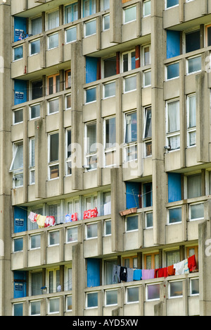 Amministrazione locale proprietà abitativa Robin Hood Gardens East London E14 UK 2008 2000s HOMER SYKES Foto Stock