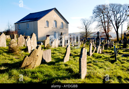 Hengoed gallese Battista Cappella Ystrad Mynach South Wales UK GB costruito 1710 ricostruito 1829 Foto Stock