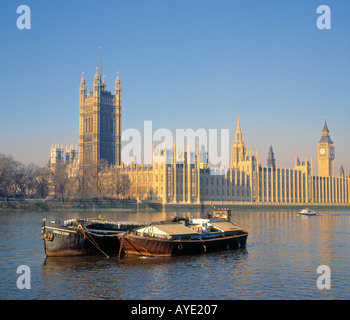 Big ben e Houses of Parliament, Londra, Inghilterra, Regno Unito, Regno Unito. Foto Stock