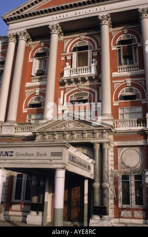 India del nord Caption locale Calcutta Grindlay s Bank Building Foto Stock