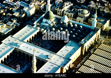 Madinah Arabia Saudita profeti moschea Foto Stock