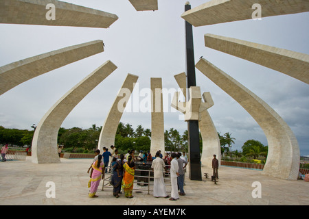 Tomba di Mons in Chennai India del Sud Foto Stock