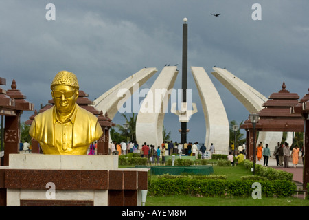 Tomba di Mons in Chennai India del Sud Foto Stock