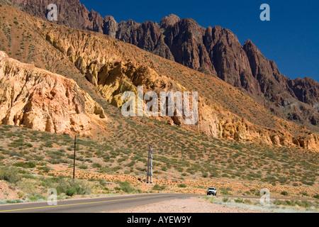 La cordigliera delle Ande in Argentina Foto Stock