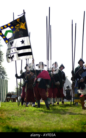 Nodo sigillato battaglia re emanazione Redbourne Hertfordshire, Regno Unito Foto Stock