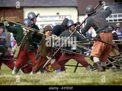 Nodo sigillato battaglia re emanazione Redbourne Hertfordshire, Regno Unito Foto Stock