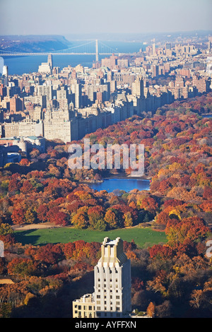 La città di New York, Central Park Foto Stock
