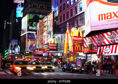 Times Square di New York City Foto Stock