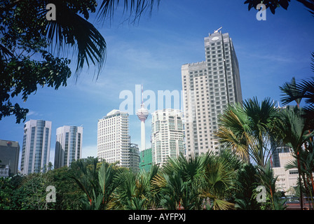Il centro cittadino di Kuala Lumpur. Foto Stock