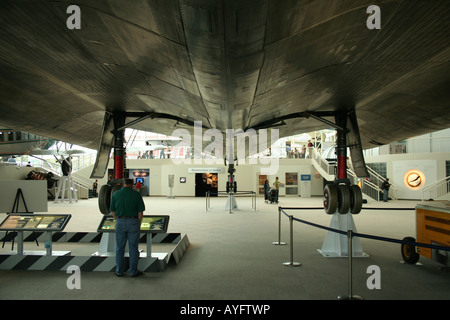 Velivoli storici nella Grande Galleria presso il Museo del Volo, Seattle Foto Stock