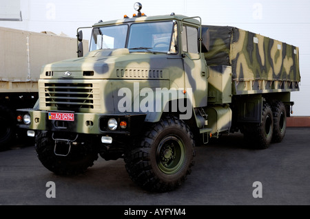 Militare ucraino KrAZ carrello Foto Stock