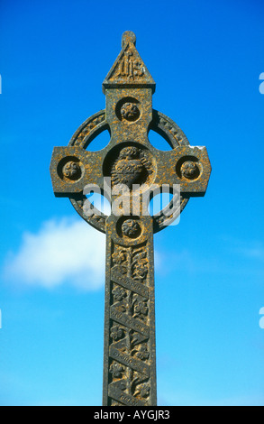 Celtic Cross Milltown Cemetery West Belfast Irlanda del Nord Foto Stock