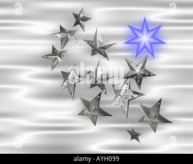 Arte digitale: Natale Design Foto Stock