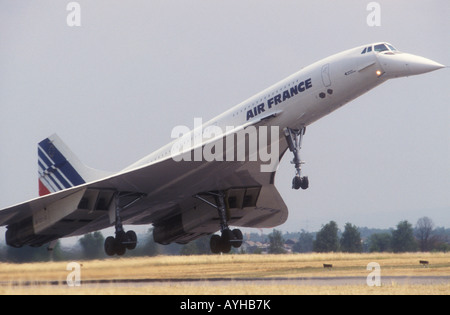 Concorde, F-BVFB, approdo finale, Baden-Baden, Germania, 2003 Foto Stock