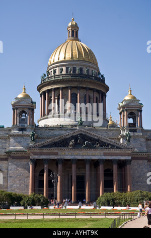 St Isaak cattedrale 1818 1842 architetto un Montferrand San Pietroburgo Russia Foto Stock