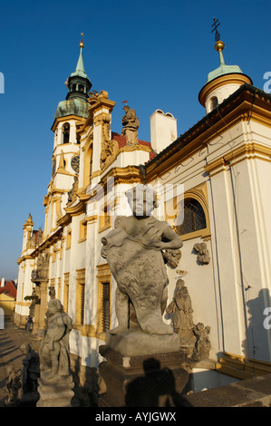 Nostra Signora di Lorette chiesa - il Castello di Praga district - Repubblica Ceca Foto Stock