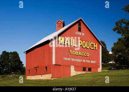 Mail Pouch Barn Lanesville Indiana Foto Stock