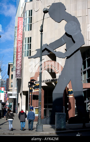 Grande Uomo di martellamento scultura a Seattle Art Museum Seattle nello Stato di Washington STATI UNITI D'AMERICA Foto Stock