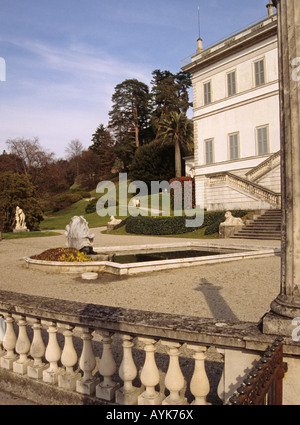 VILLA MELZI D ERIL GARDENS BELLAGIO LAGO DI COMO ITALIA Foto Stock