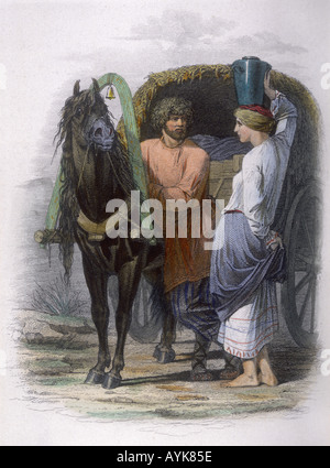 I tipi di razza Russia Foto Stock