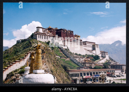 Palazzo del Potala il Tibet Foto Stock