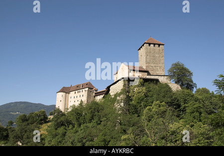 Castel Tirolo Tirolo presso Merano, Alto Adige, Italia Foto Stock