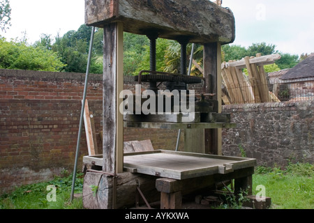 Un sidro premere in Inghilterra Foto Stock