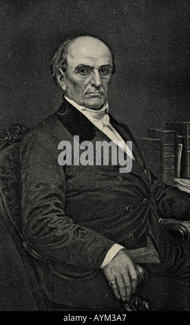 Daniel Webster, 1782 - 1852. Statista americano, avvocato e oratore. Foto Stock