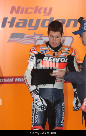 Nichy Hayden - Repsol Honda Foto Stock