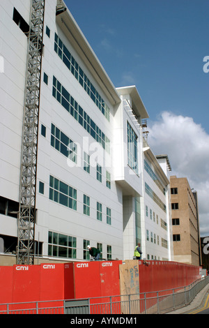 Nuovo blocco uffici in costruzione Bradford Foto Stock