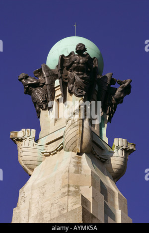 Naval war memorial a Plymouth Hoe Devon UK Foto Stock