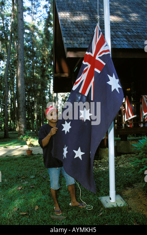 Sabah il WWII memorial park in Sandakan Foto Stock