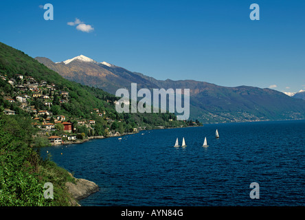 Europa Italien Italia Lombardei Lombardia Lombardia Lago Maggiore Foto Stock