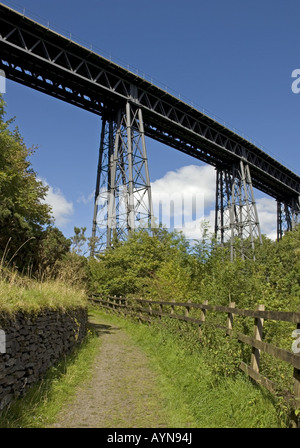 Meldon viadotto sul bordo nord-occidentale di Dartmoor, vicino a Okehampton Foto Stock