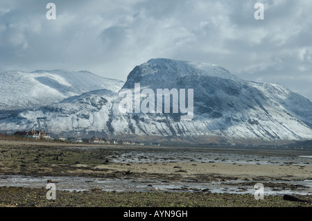 Ben Nevis da Corpach Foto Stock