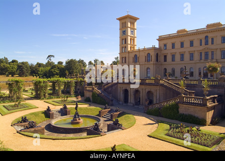 Osborne House East Cowes Isola di Wight in Inghilterra UK English Heritage JMH0825 Foto Stock