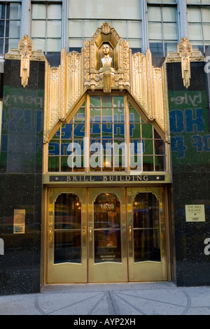 L'edificio Brill distretto dei teatri di New York City Foto Stock