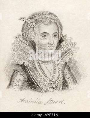 Signora Arabella Stuart 1575 1615 Foto Stock