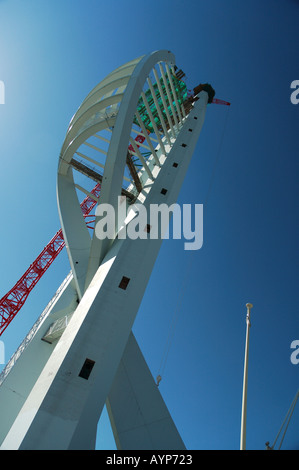 Nuovo spinnaker millenium tower a Portsmouth in corso di costruzione Luglio 2004 Foto Stock