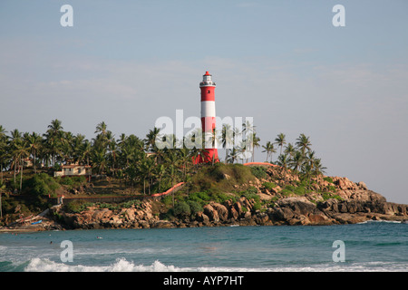 Spiaggia di Kovalam Foto Stock