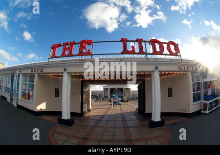 Il Lido Worthing SUSSEX REGNO UNITO Foto Stock