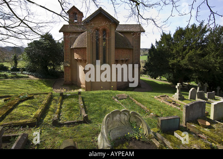 Watt Memorial Chapel circa1900 - icona delle Arti & Mestieri movimento Foto Stock