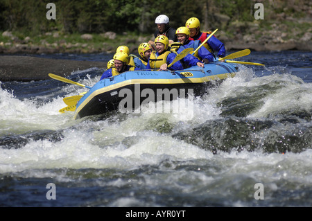 Whitewater Rafting, Telemark, Norvegia Foto Stock