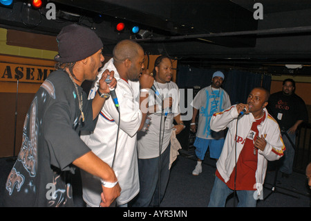 StreetKor esegue sul palco Columbus Ohio USA banda rap musica rap Foto Stock