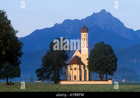 San Coloman è la Chiesa, Schwangau, Est Allgaeu, Baviera, Germania, Europa Foto Stock