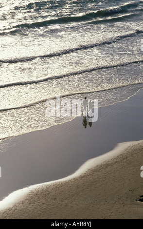 Playa de Fontanilla, spiaggia a Conil de la Frontera, Costa de la Luz, Cadice provincia, Andalusia, Spagna Foto Stock