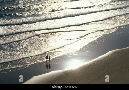 Playa de Fontanilla, spiaggia a Conil de la Frontera, Costa de la Luz, Cadice provincia, Andalusia, Spagna Foto Stock