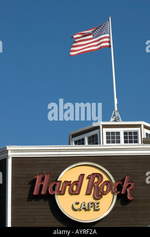 HARD ROCK CAFE LOGO SAN FRANCISCO CALIFORNIA STATI UNITI D'AMERICA Foto Stock